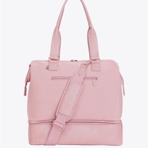 Beis The Convertible Mini Weekender in Atlas Pink